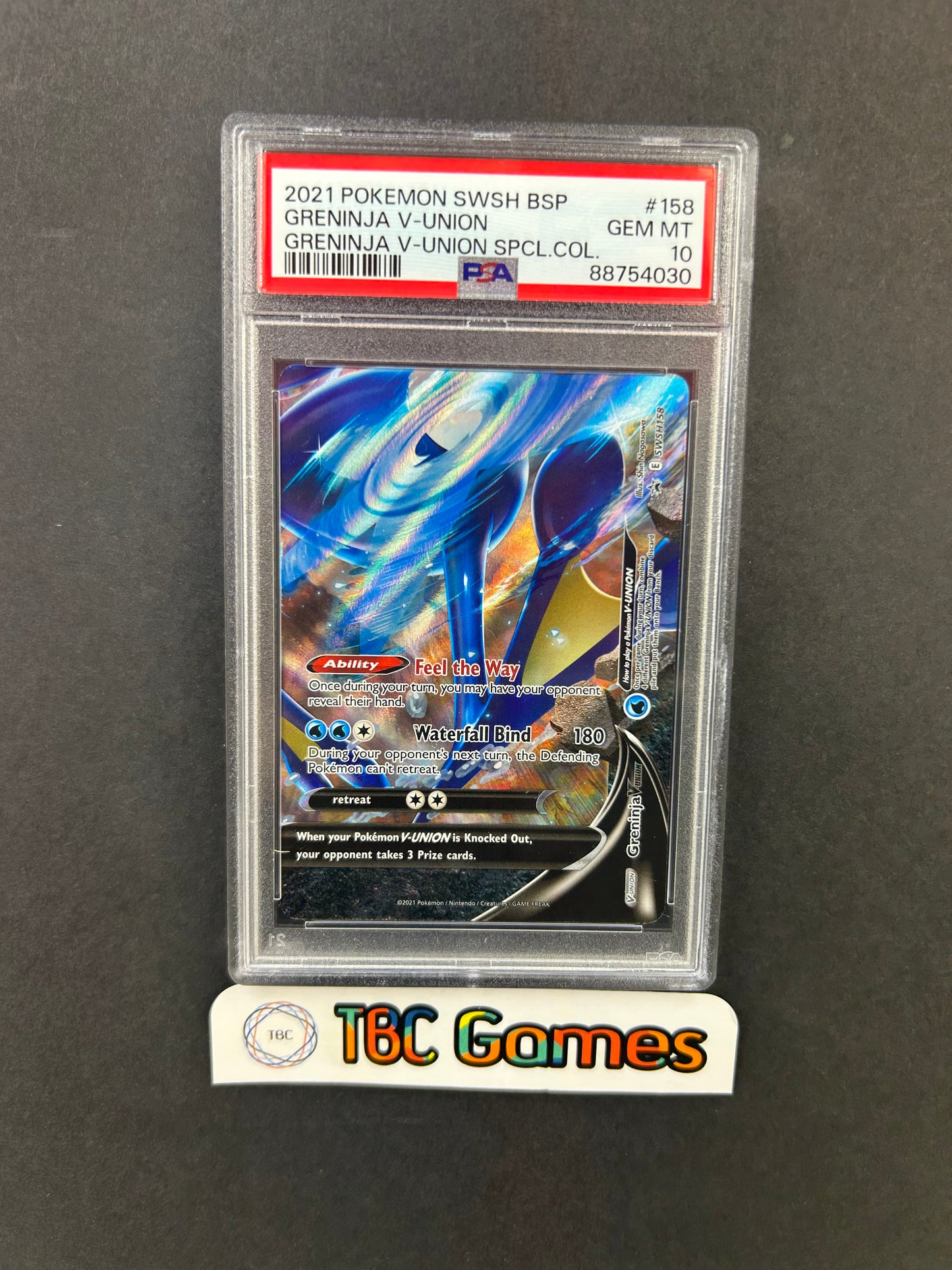 Greninja V-UNION Sequential Set SWSH155 #156 #157 #158 PSA 10 & 9