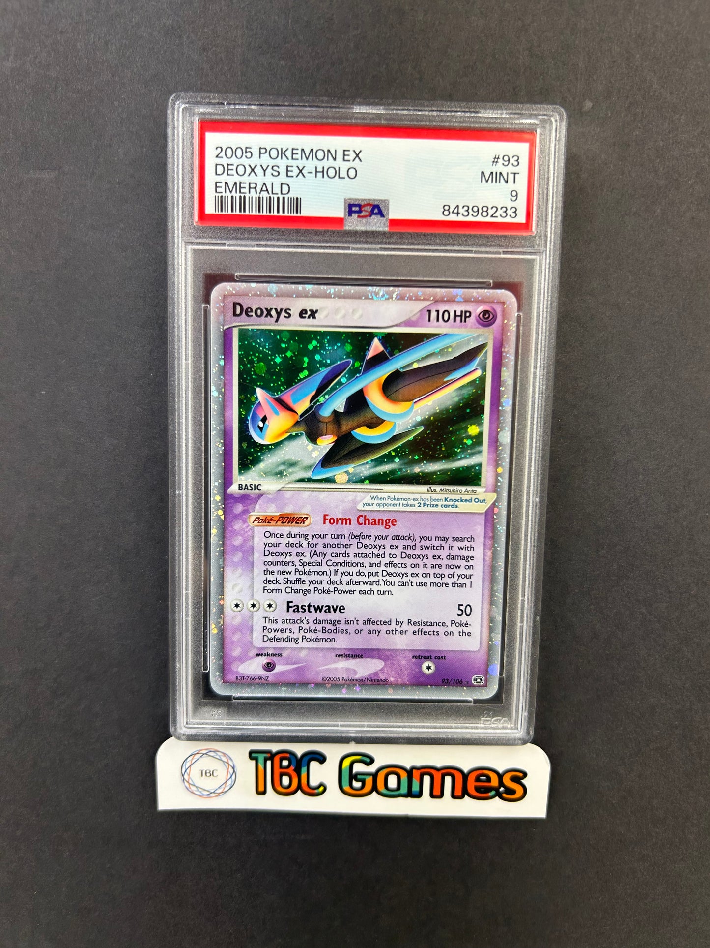 Deoxys ex Emerald #93 PSA 9