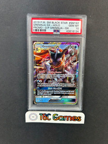 Greninja GX SM197 Detective Pikachu Case File PSA 10