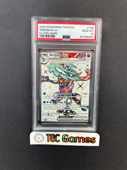Greninja ex Twilight Masquerade #198 PSA 10