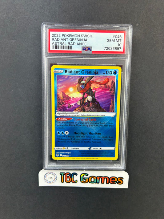 Radiant Greninja Astral Radiance #046 PSA 10