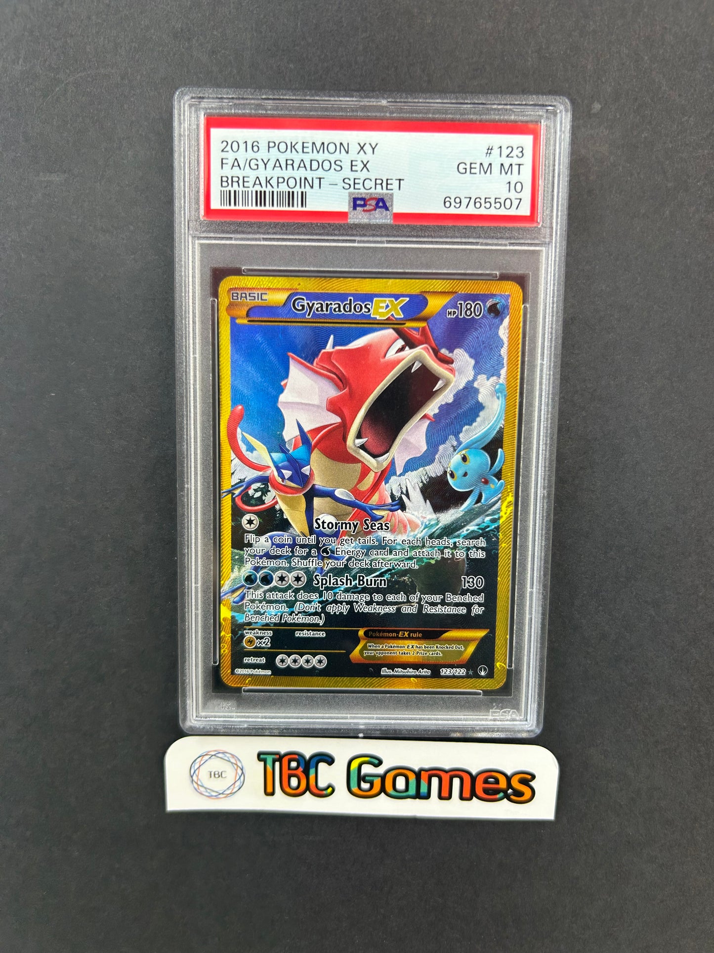 Gyarados EX Breakpoint #123 PSA 10
