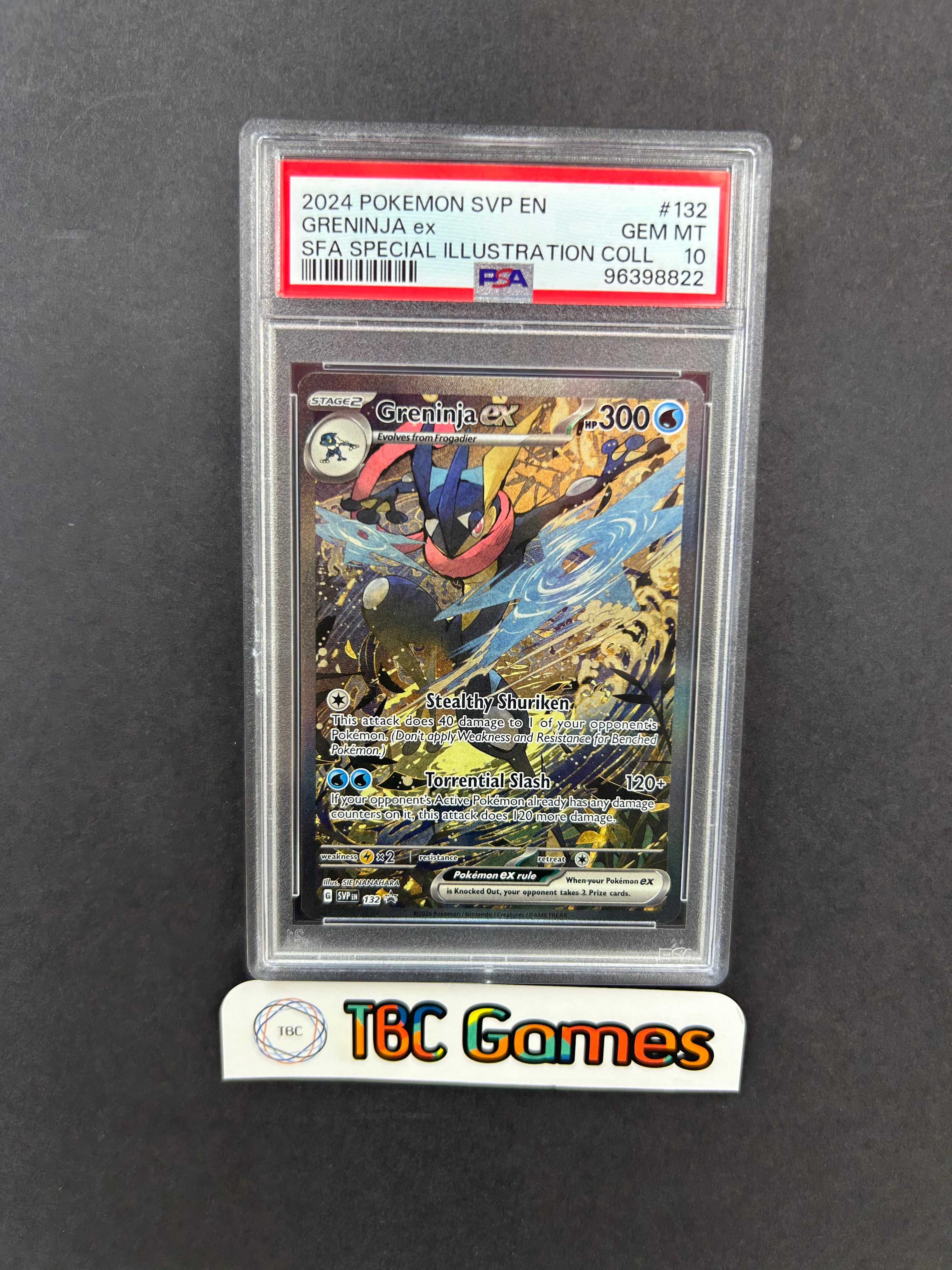 Greninja ex Black Star Promo SVP 132 PSA 10 – TBC Games