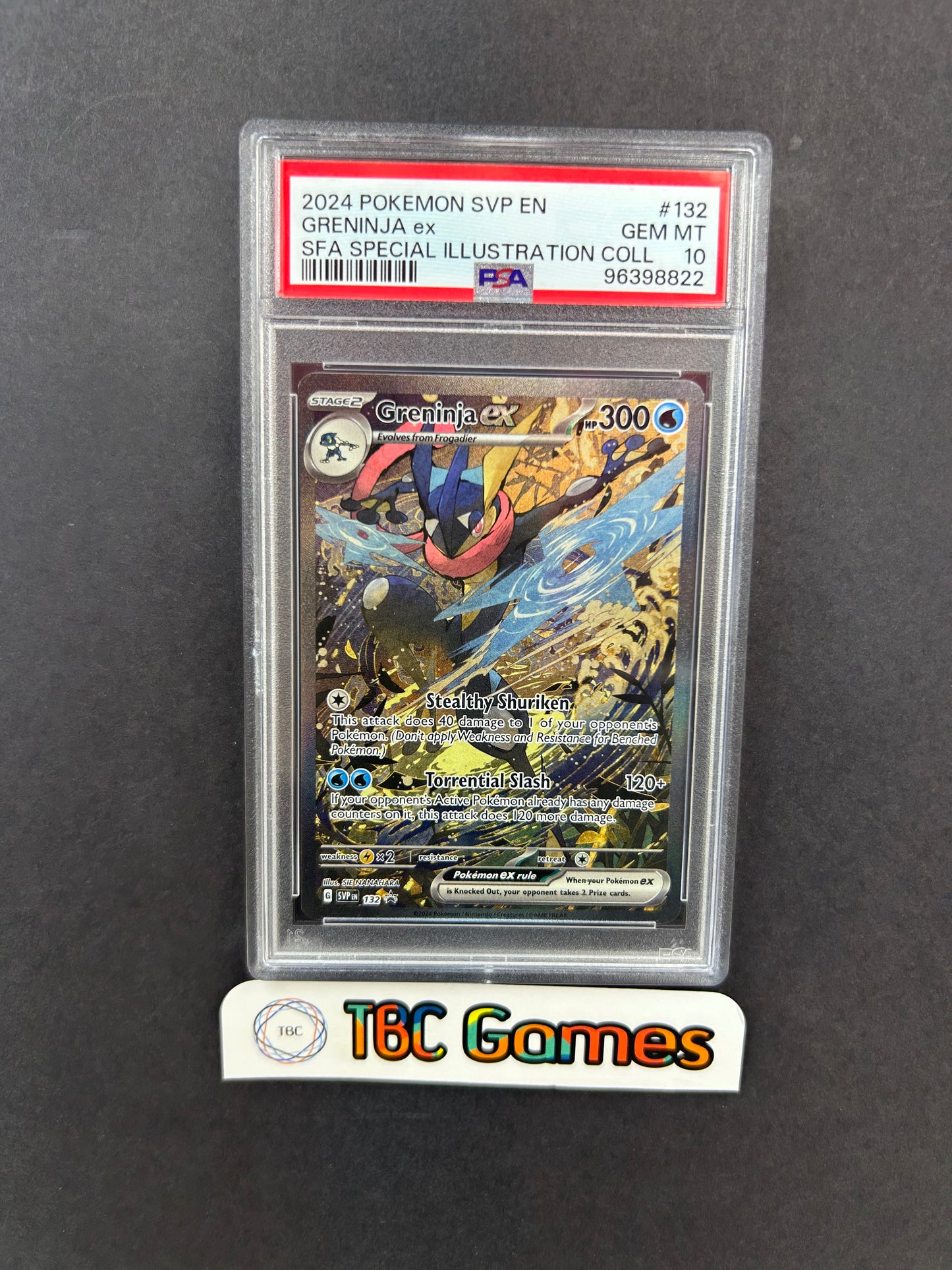 Greninja ex Black Star Promo SVP 132 PSA 10