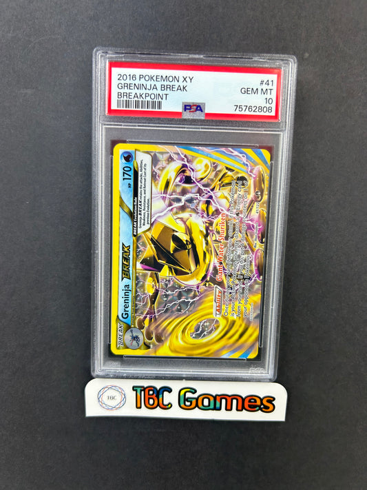 Greninja BREAK Breakpoint #41 PSA 10