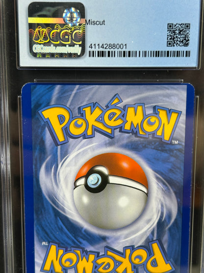 Deoxys EX Plasma Freeze #111 ERROR Miscut CGC 7.5