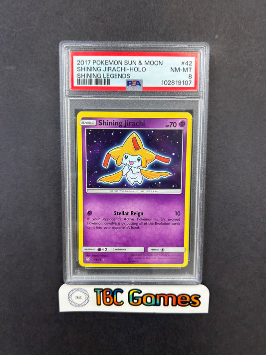 Shining Jirachi Shining Legends #42 PSA 8