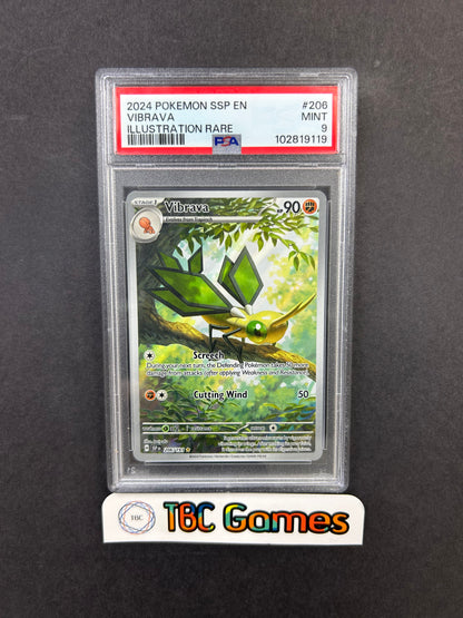Vibrava Surging Sparks #206 PSA 9