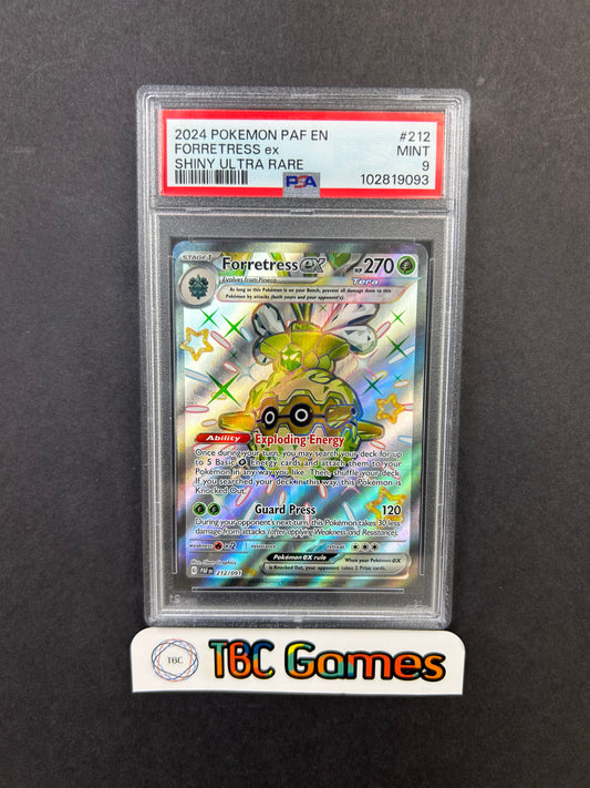 Forretress ex Paldean Fates #212 PSA 9