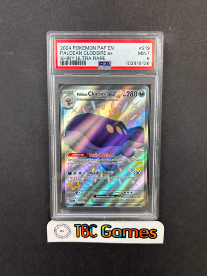 Paldean Clodsire ex Paldean Fates #219 PSA 9