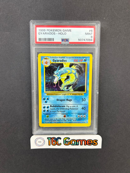Gyarados Base Set Holo #6 PSA 9
