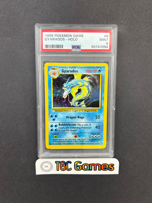 Gyarados Base Set Holo #6 PSA 9