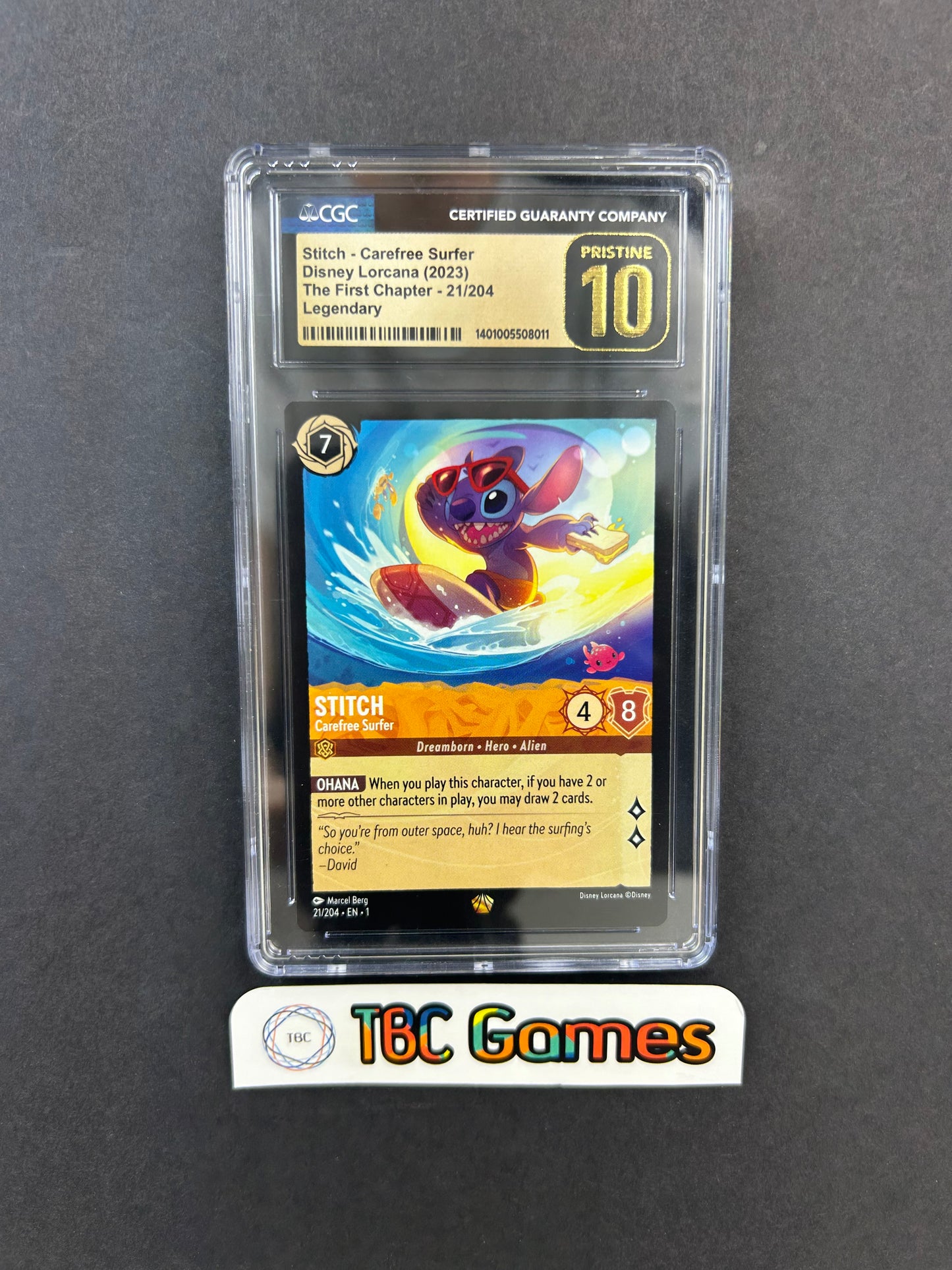 Stitch Carefree Surfer First Chapter #21 Pristine CGC 10