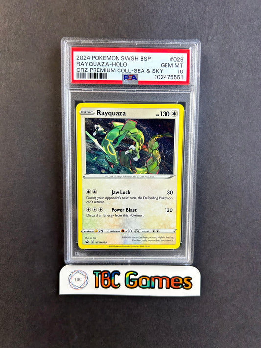 Rayquaza Sea & Sky SWSH029 PSA 10