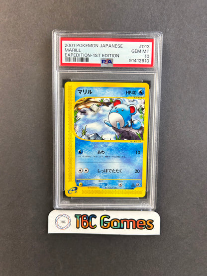 Marill Expedition 1st Edition #013 Japanse PSA 10