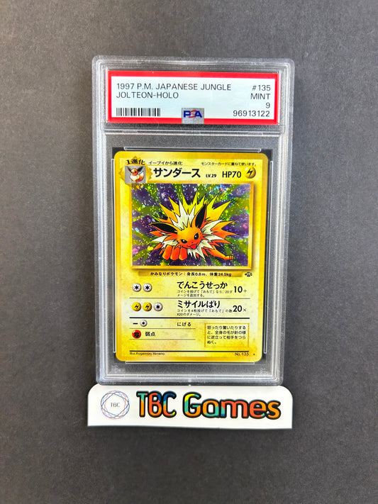 Jolteon Jungle Holo Japanese PSA 9