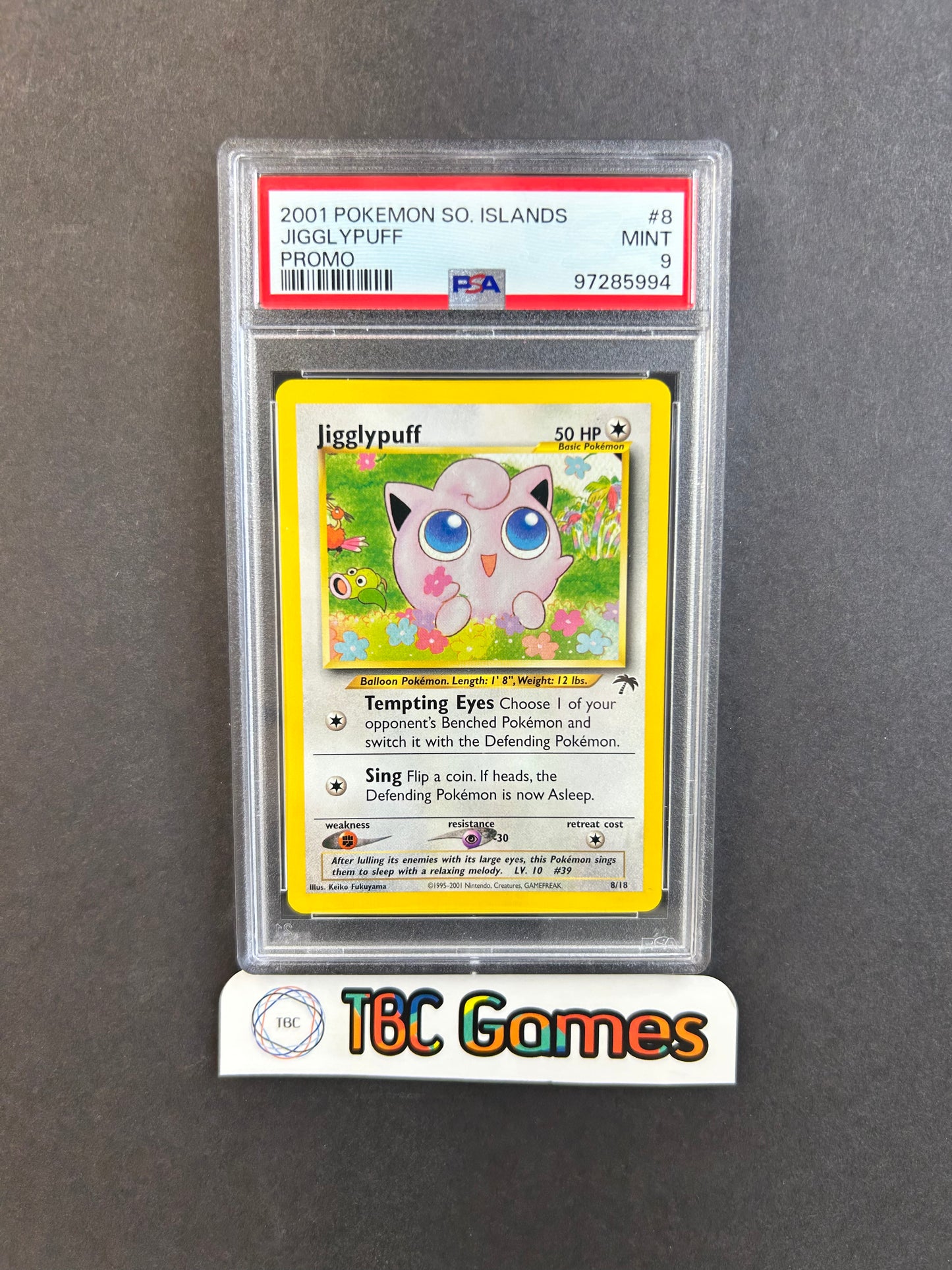 Jigglypuff Southern Islands #8 PSA 9