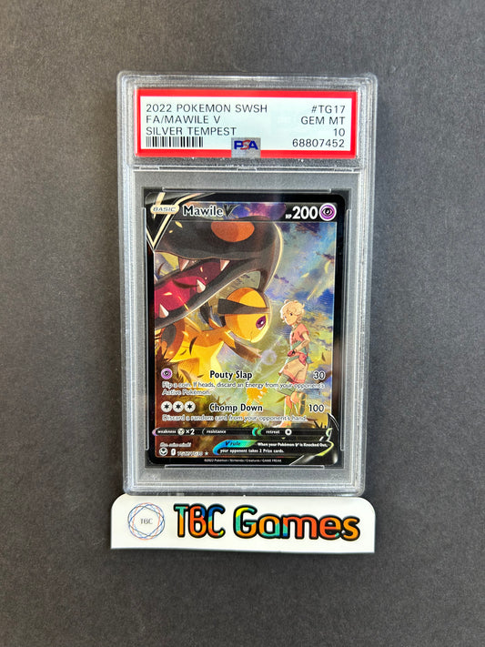 Mawile V Silver Tempest #TG17 PSA 10
