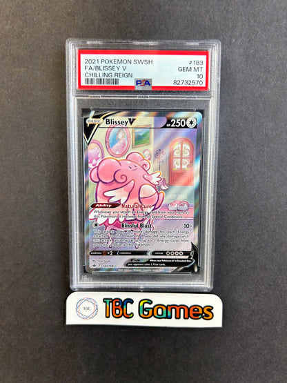 Blissey V Chilling Reign #183 PSA 10