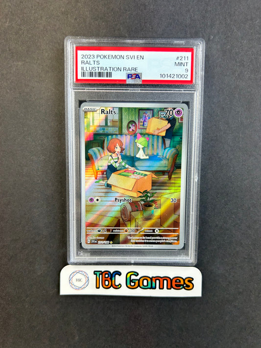 Ralts Scarlet & Violet Base #211 PSA 9