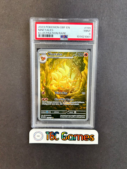 Ninetales Obsidian Flames #199 PSA 9