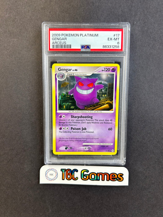 Gengar Arceus #17 PSA 6