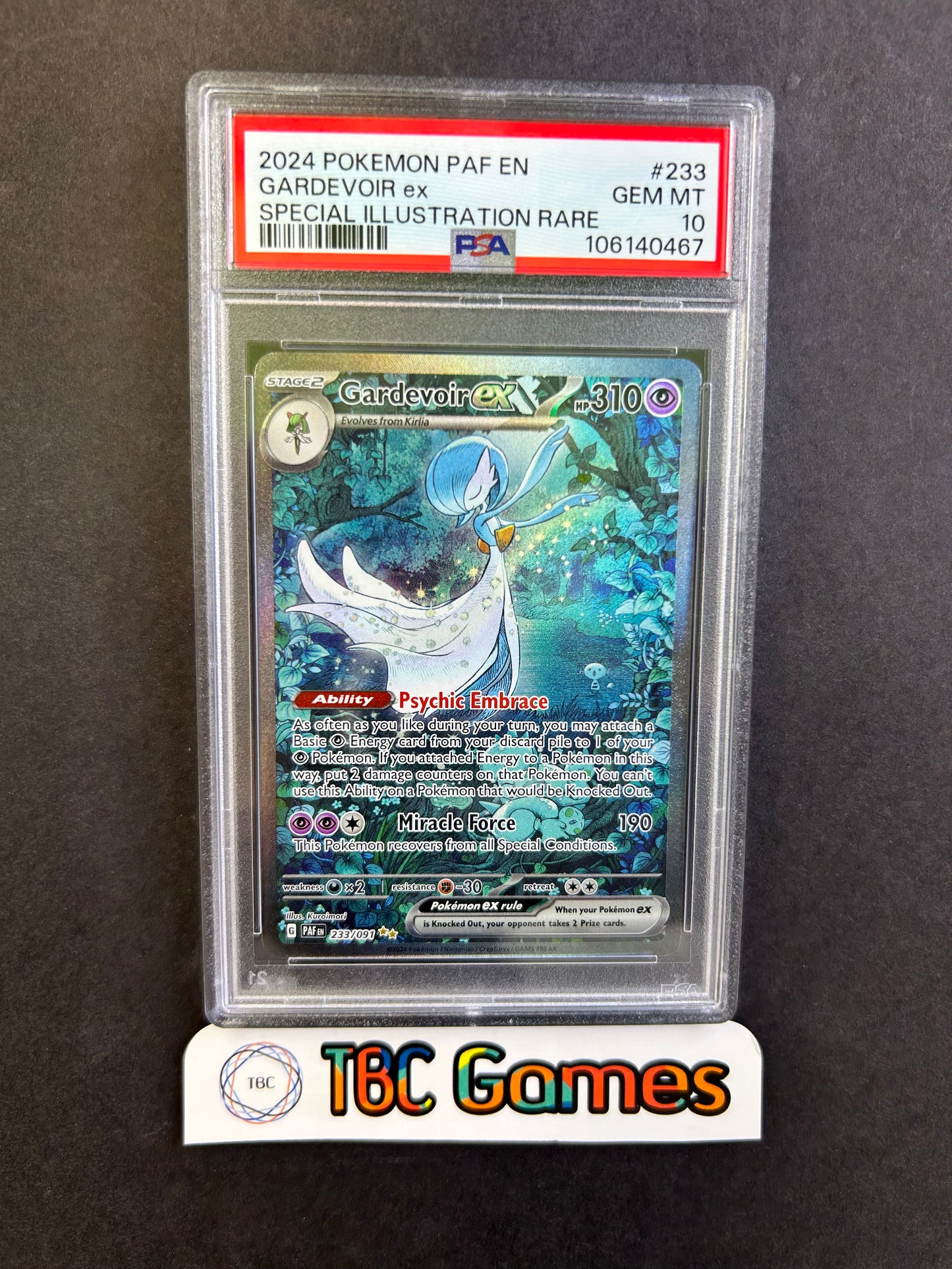 Gardevoir ex Paldean Fates #233 PSA 10