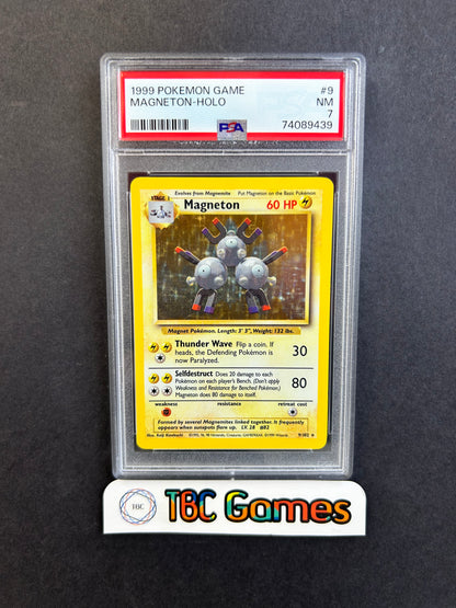 Magneton Base Set Holo #9 PSA 7
