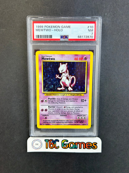 Mewtwo Base Set Holo #10 PSA 7