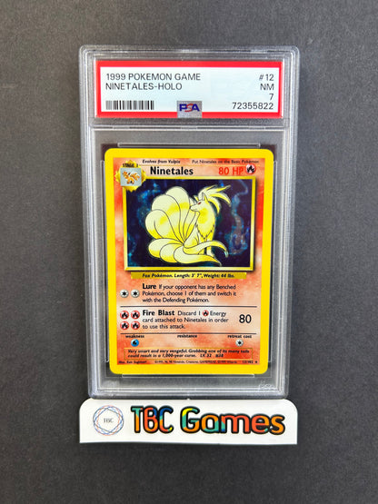 Ninetales Base Set Holo #12 PSA 7