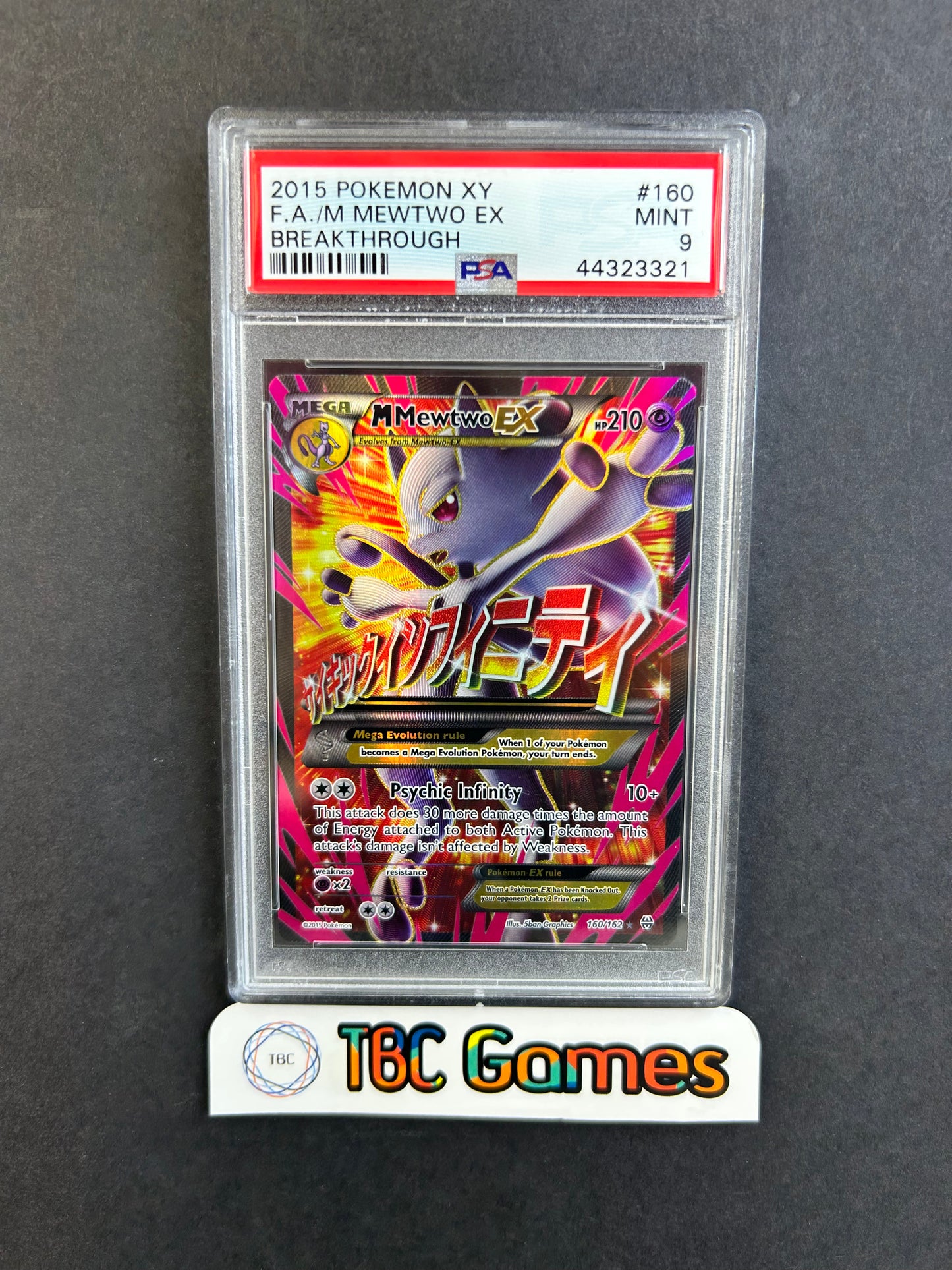M Mewtwo EX Breakthrough #160 PSA 9