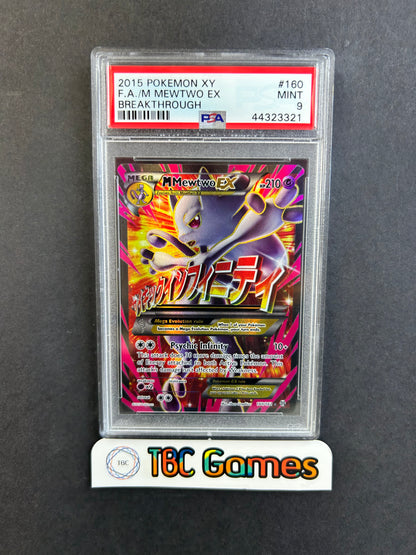 M Mewtwo EX Breakthrough #160 PSA 9
