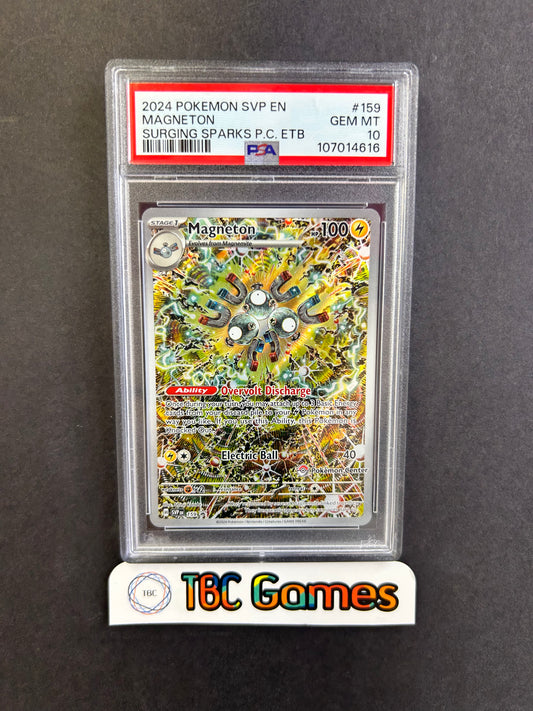 Magneton Surging Sparks Pokemon Center ETB SVP 159 PSA 10