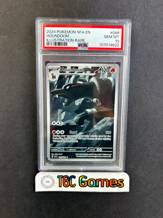 Houndoom Shrouded Fable #066 Illustration Rare PSA 10