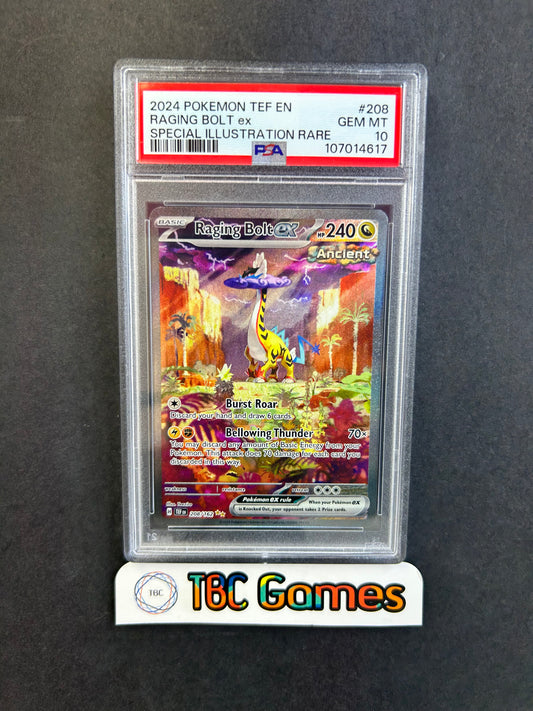Raging Bolt ex Temporal Forces #208 Special Illustration Rare PSA 10