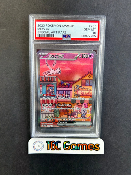 Mew ex 151 sv2a #205 Special Art Rare Japanese PSA 10