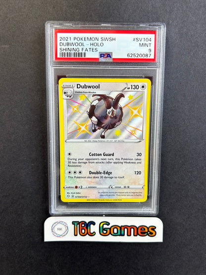 Dubwool Shining Fates SV104 PSA 9