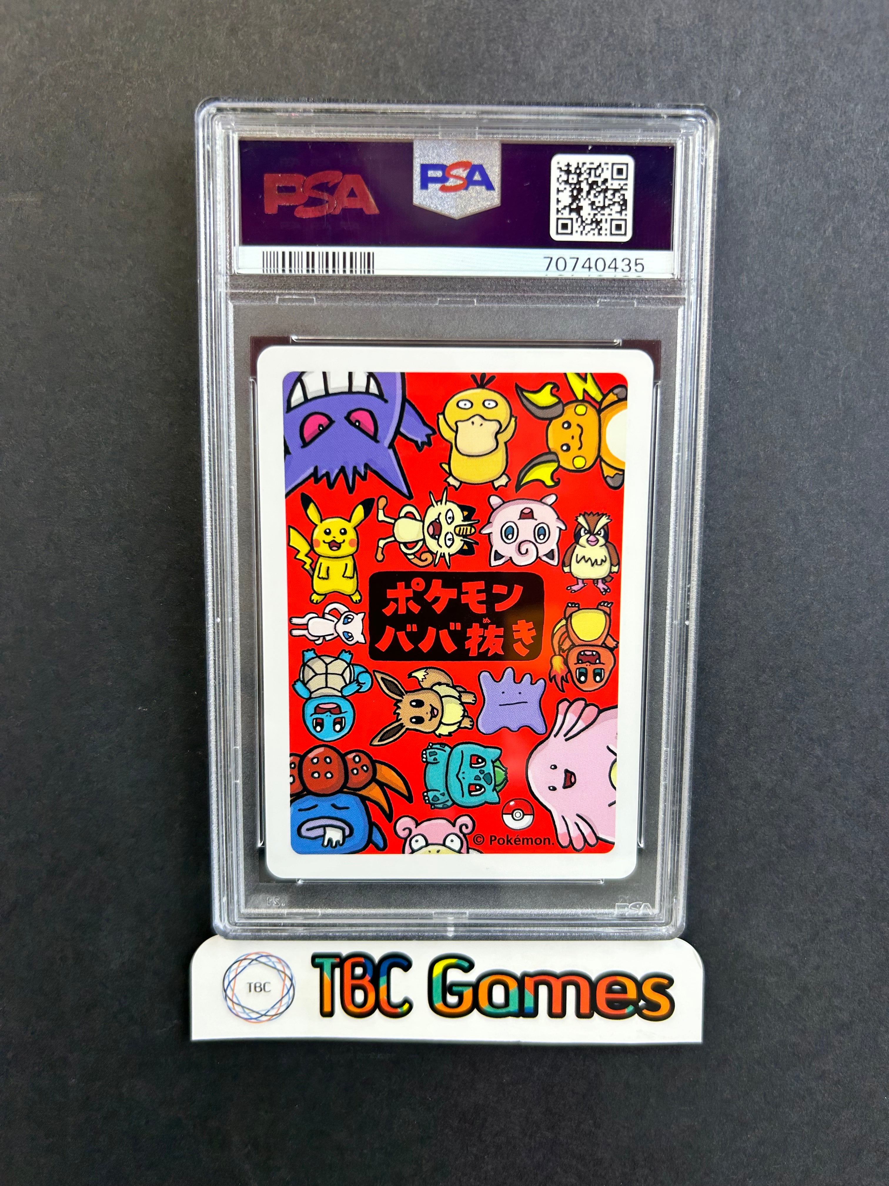 Pikachu Old Maid Playing Deck 2019 Red Back Japanese PSA 9 – TBC Games