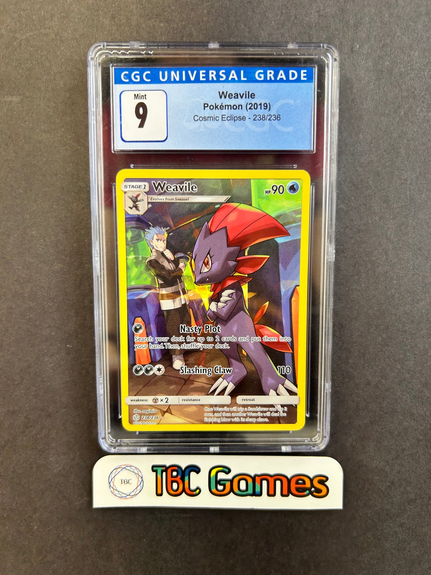 Weavile Cosmic Eclipse #238 CGC 9