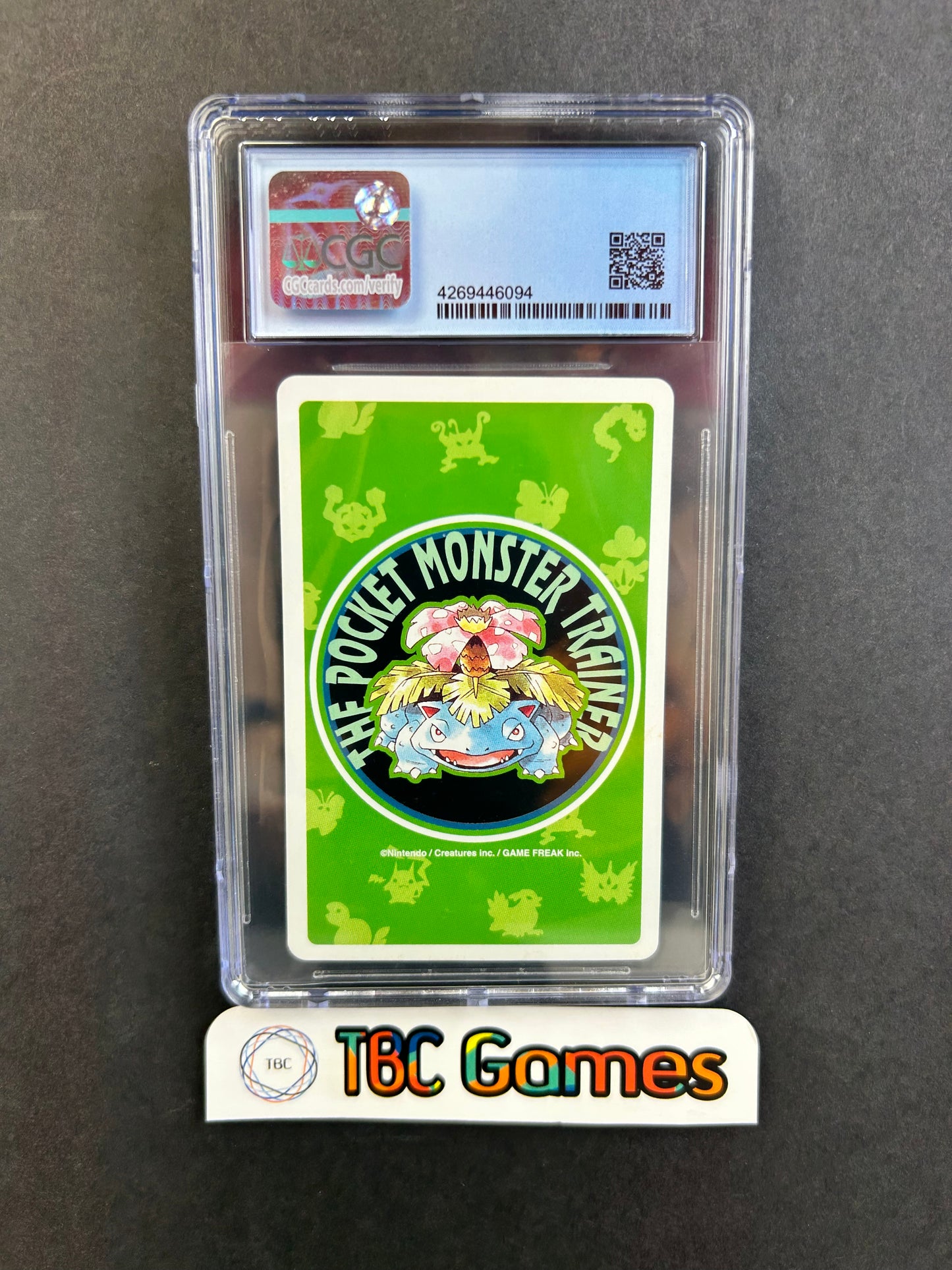 Wigglytuff Playing Card Green Deck 6 Clubs Japanese CGC 7