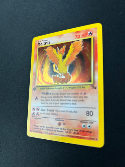 [LP] Moltres Fossil 1st Edition Holo 12/62