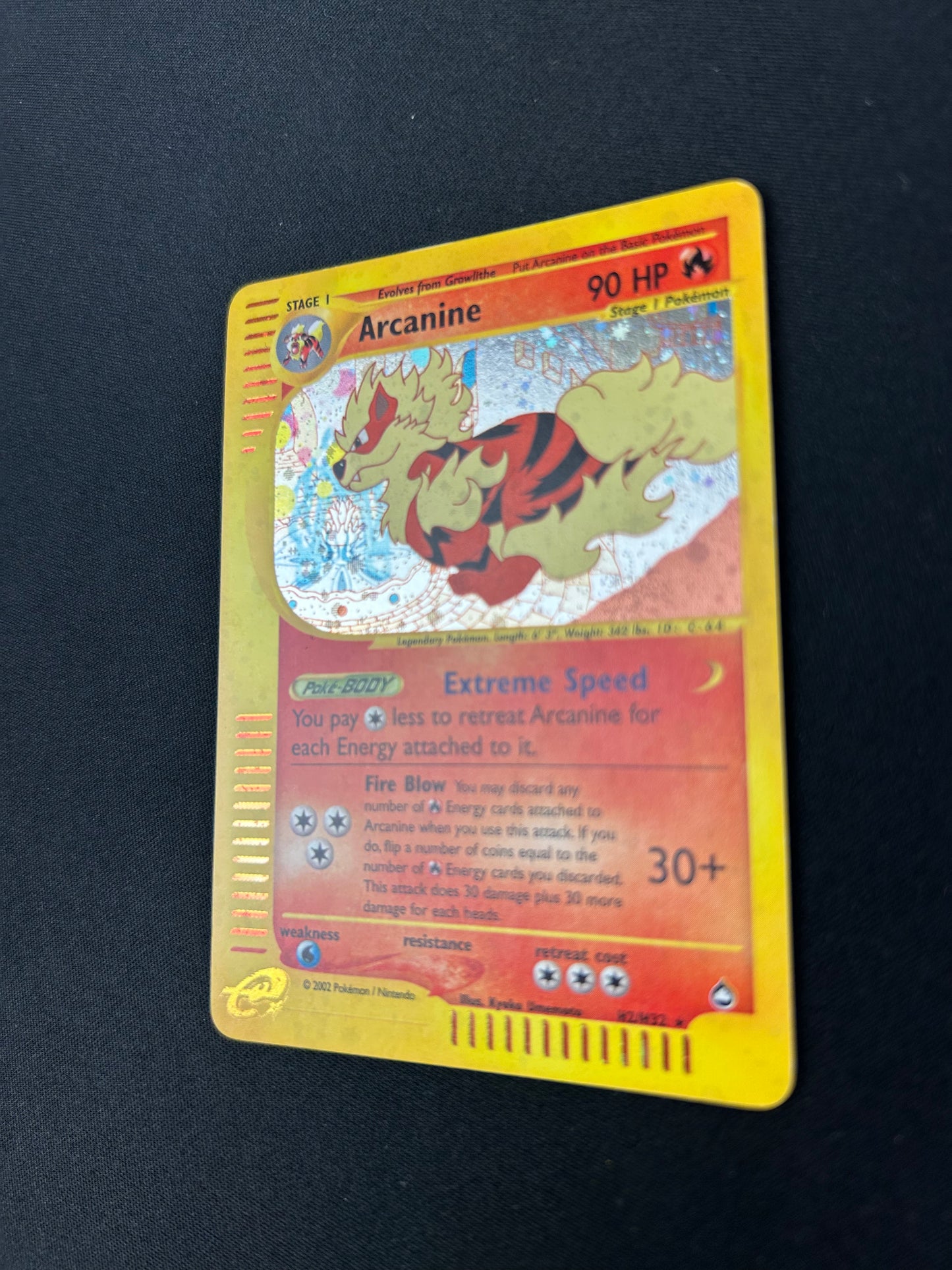 [LP] Arcanine Aquapolis Holo H2/H32