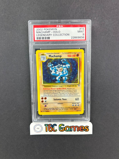 Machamp Legendary Collection Holo #15 PSA 9