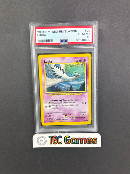 Lugia Neo Revelation Unlimited #20 PSA 10