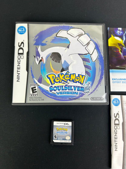 Pokemon SoulSilver Version Nintendo DS Complete In Box (CIB) Not For Resale