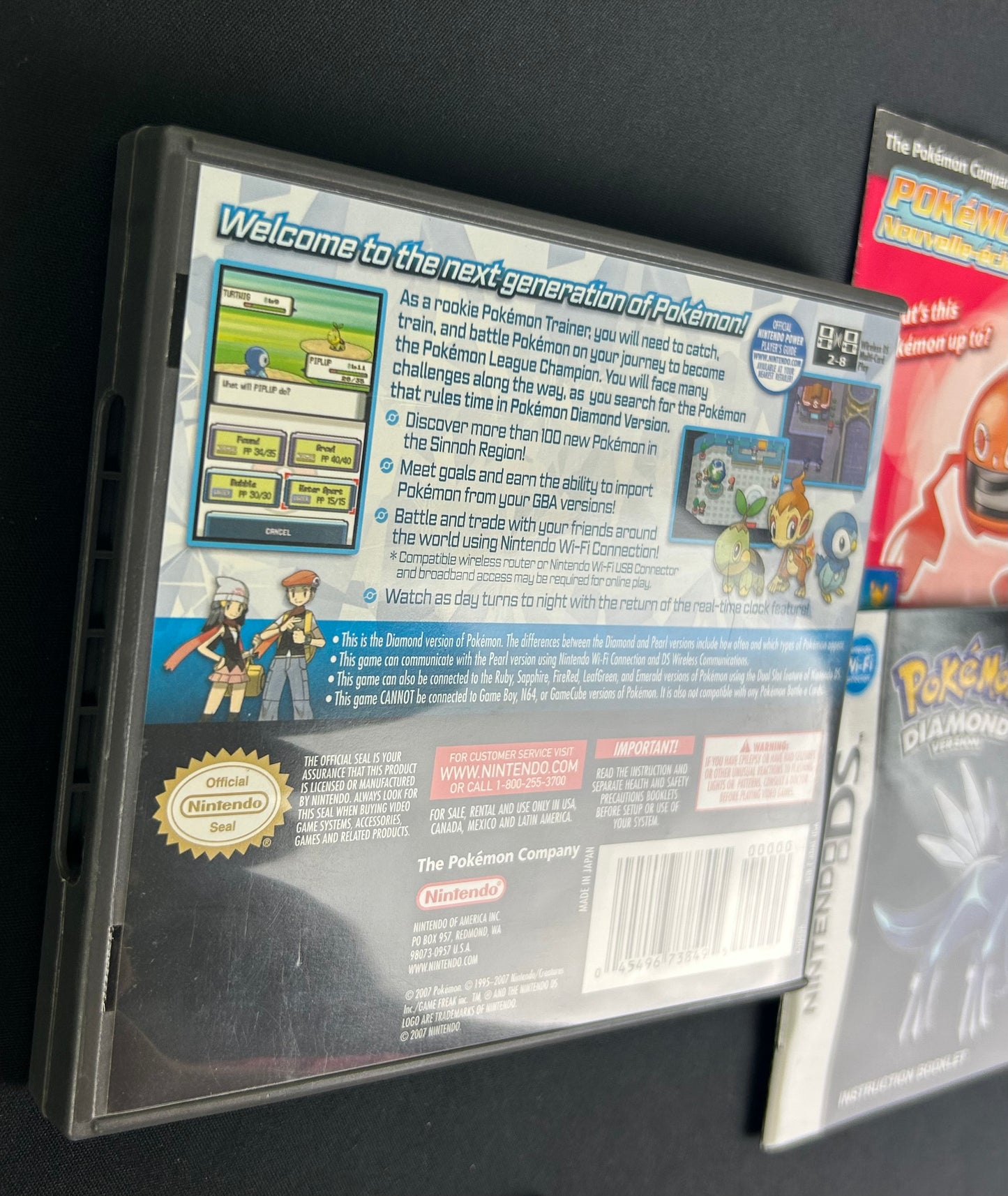 Pokemon Diamond Version Nintendo DS Complete In Box (CIB)