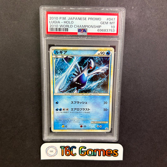 Lugia World Championship 2010 Promo Holo #047 Japanese PSA 10