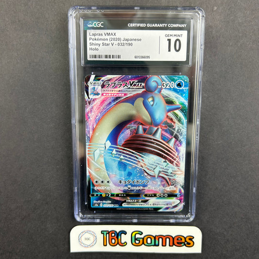 Lapras VMAX Shiny Star V s4a #032 Japanese CGC 10