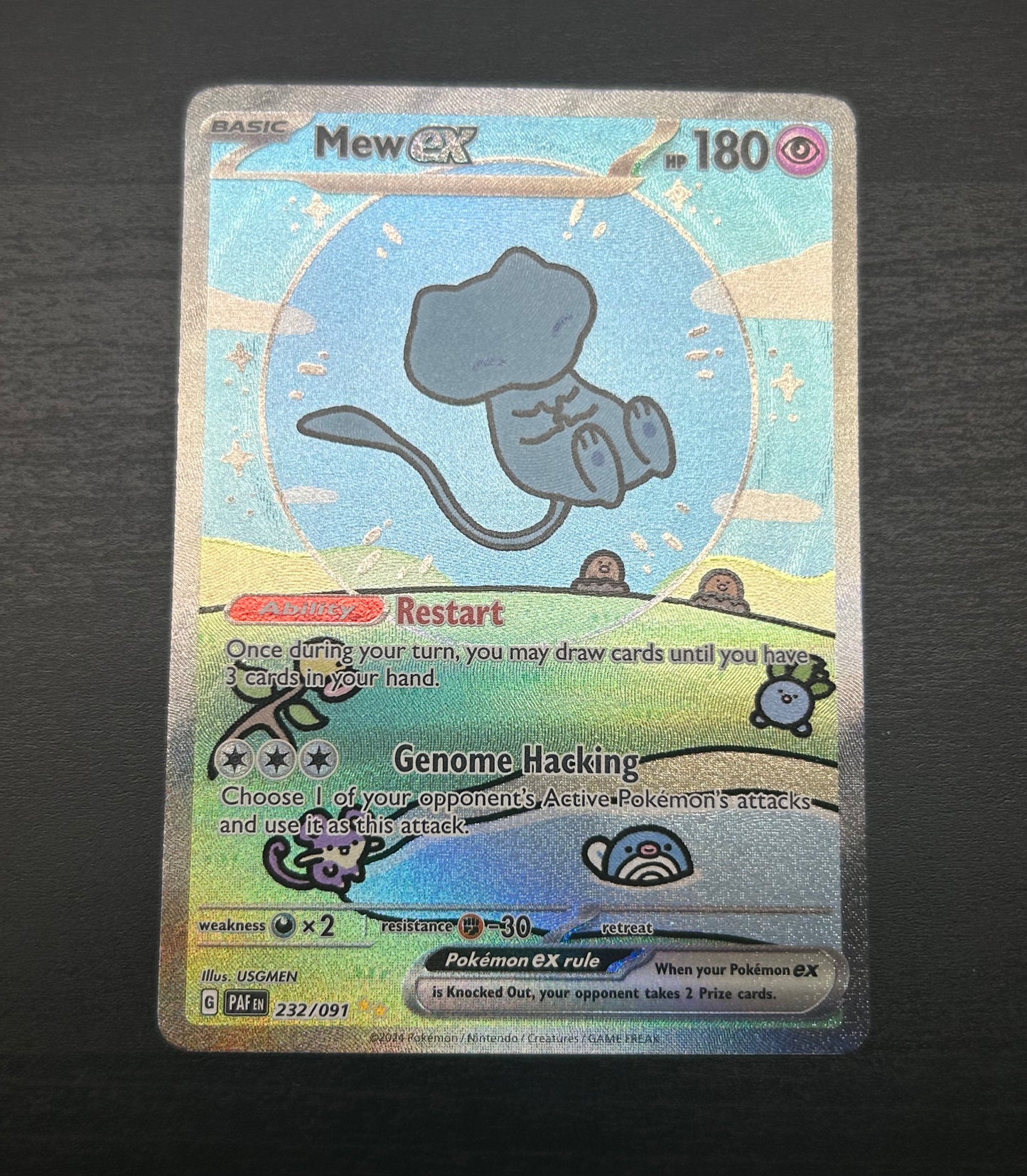 [NM] Mew ex Paldean Fates #232 Special Illustration Rare
