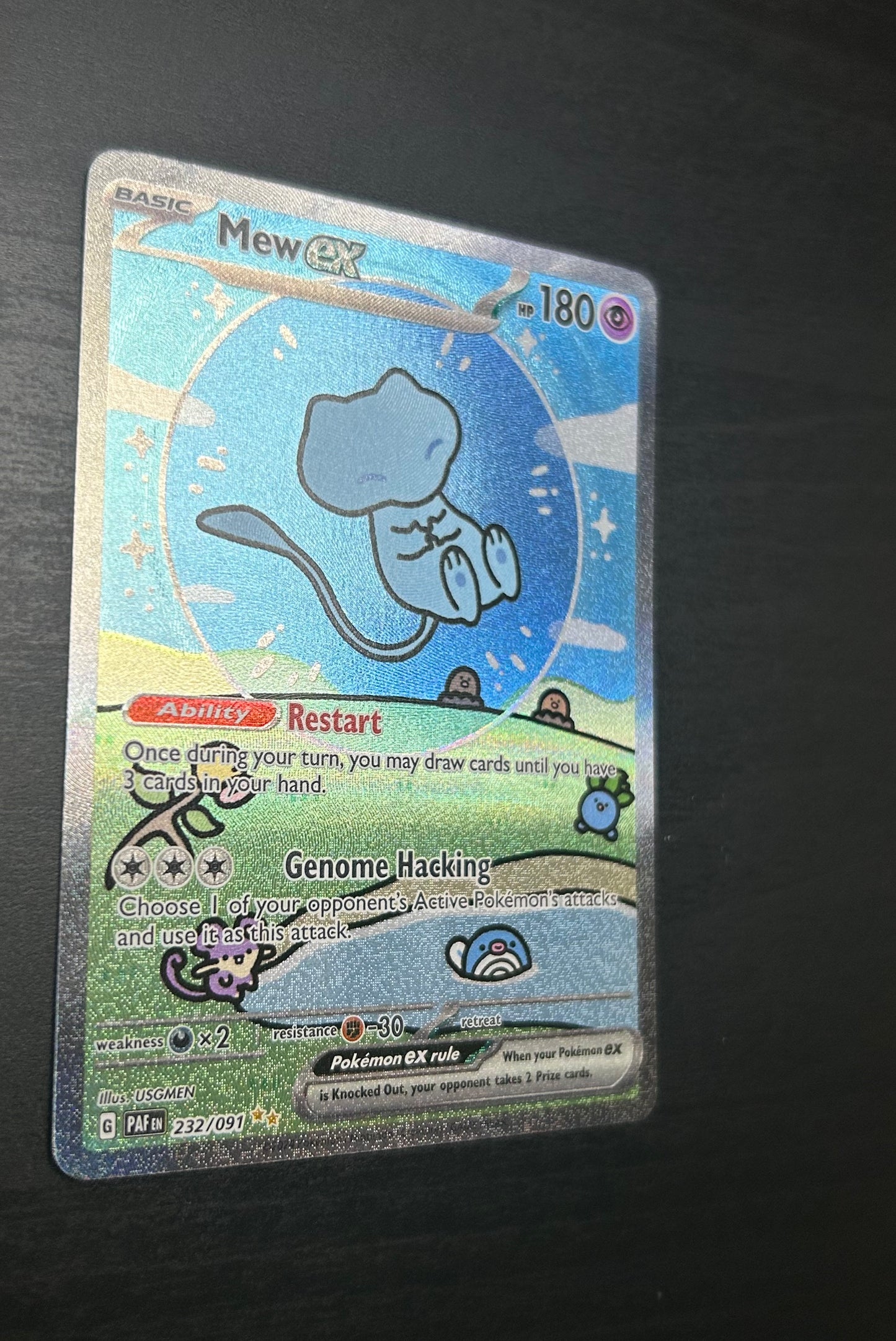 [NM] Mew ex Paldean Fates #232 Special Illustration Rare